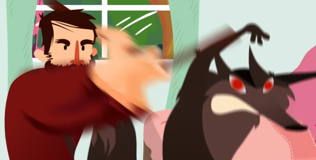 قصص اطفال بالصور : ليلى والذئب