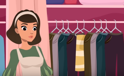 قصة ميلا والمرآه السحرية