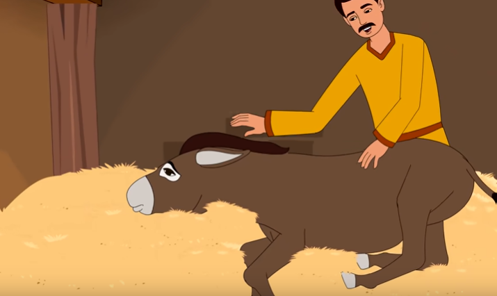 قصص اطفال للنوم : قصة جزاء الحمار الكسول