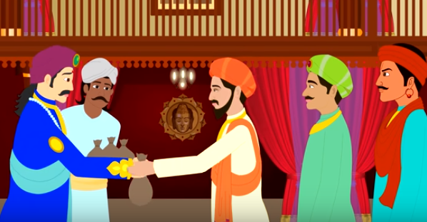 قصص الاطفال مكتوبة : قصة الحلاق الأحمق