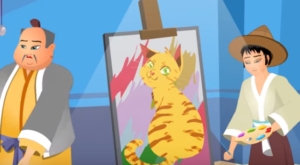 قصة الفتى الذي رسم القطط