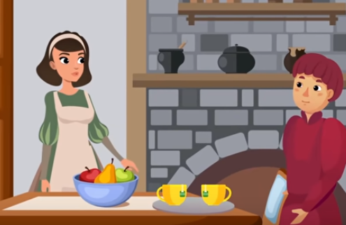 قصة ميلا والمرآه السحرية