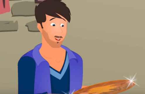 قصص قبل النوم للاطفال سن 6 : قصة الطبق الذهبي