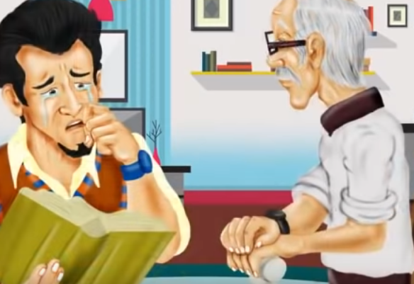 قصة مؤثرة جدا في تعامل الابن مع ابيه