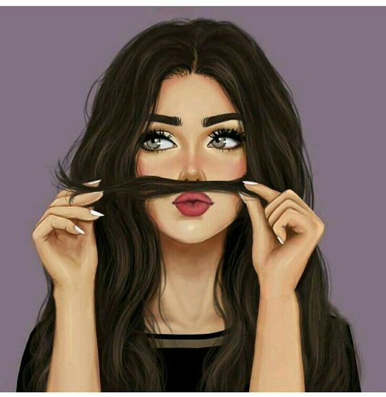 خلفيات بنات كرتون كيوت 1