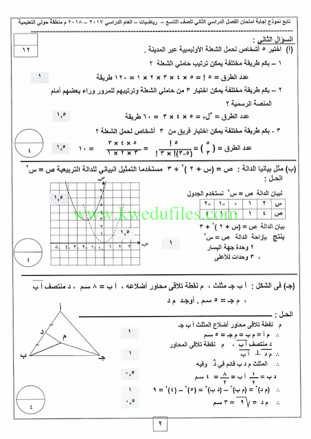 نماذج اختبار القدرات للثانوية 10