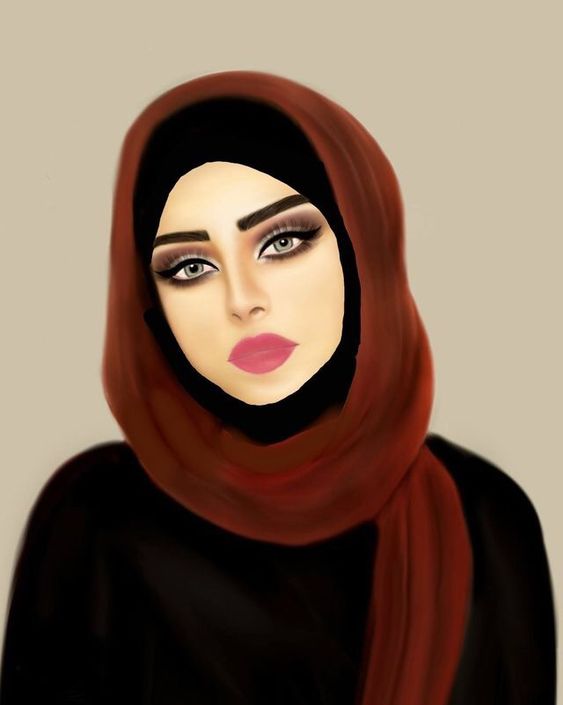 الصور بنات كرتون محجبات 9