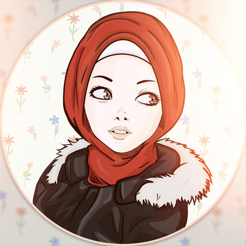 الصور بنات كرتون محجبات 13