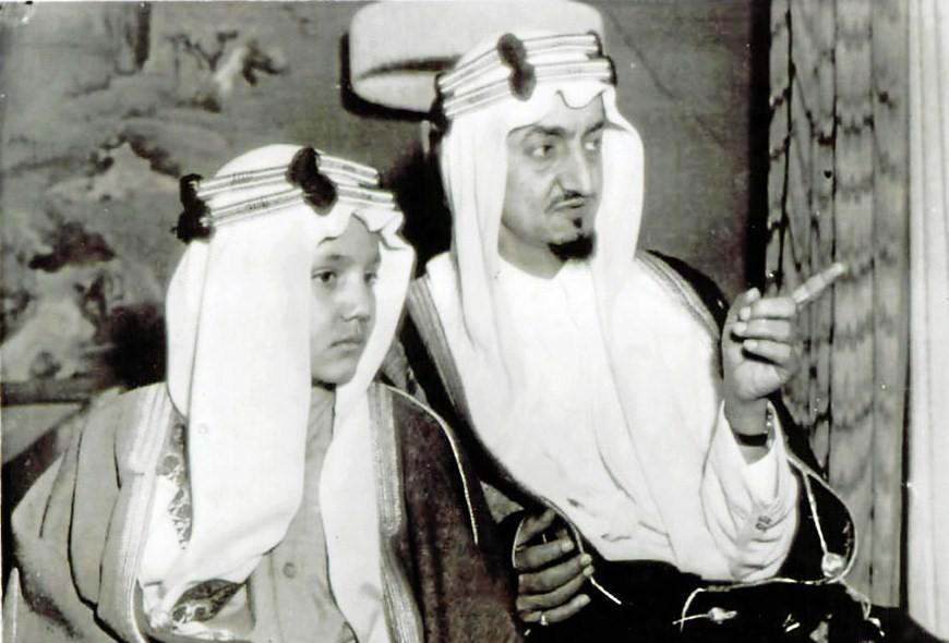 صور الملك فيصل مع بعض الشخصيات8