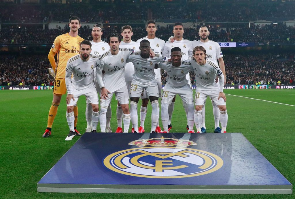لاعبي ريال مدريد
