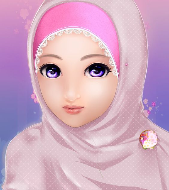 الصور بنات كرتون محجبات 3