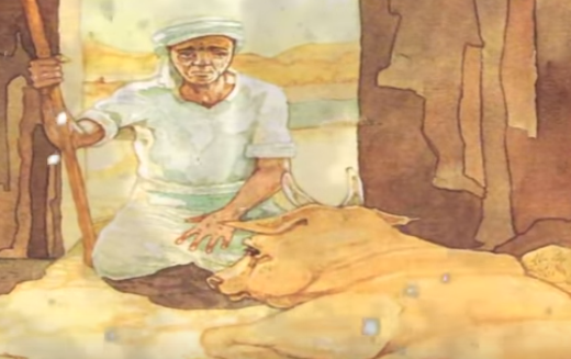قصة الحمار والثور والفلاح