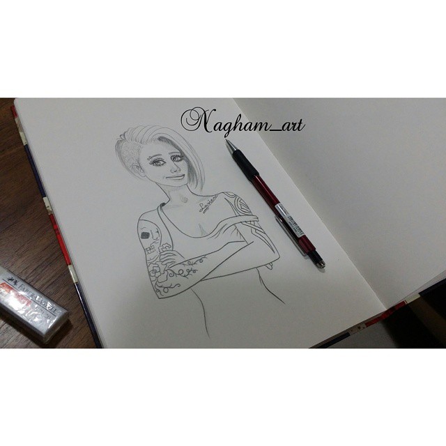 رسومات عميقة بالرصاص4