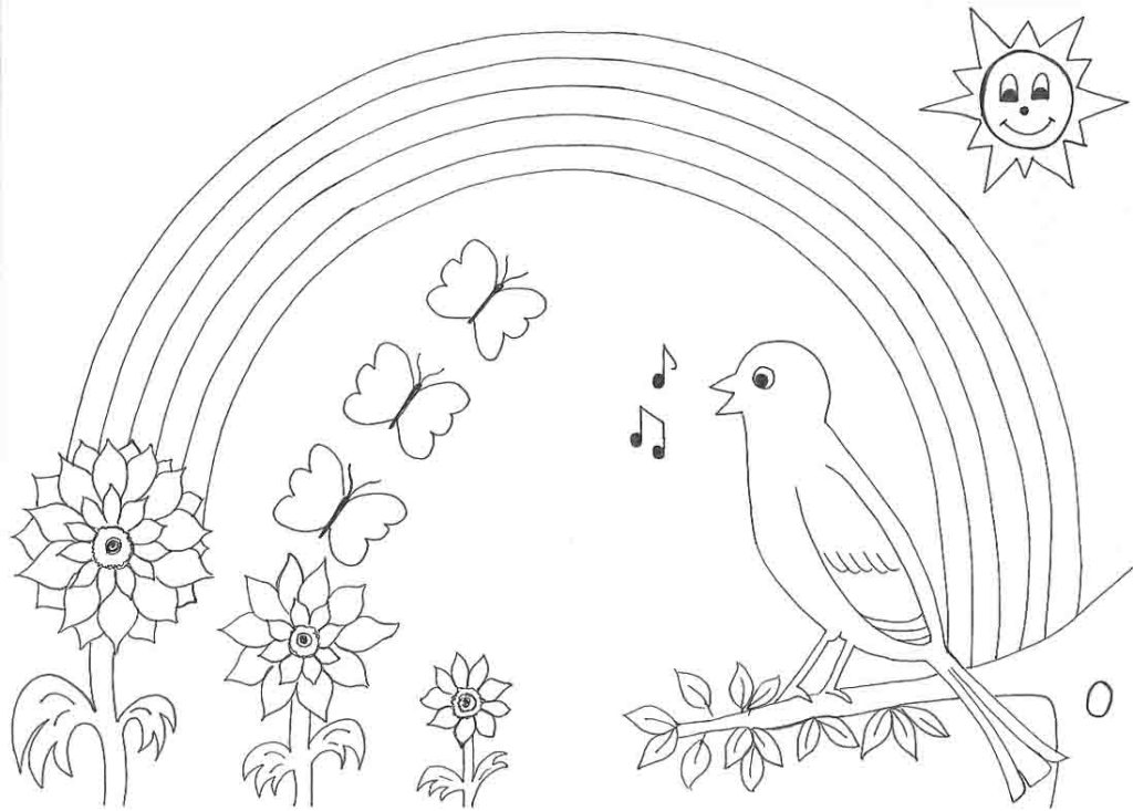 رسومات للتلوين للبنات4