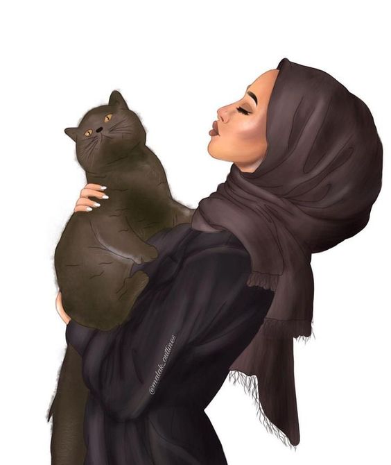 الصور بنات كرتون محجبات 4