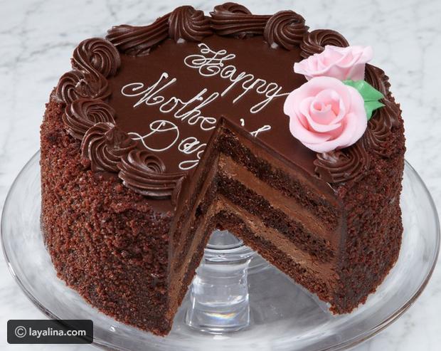 كيك عيد الام سهله 6
