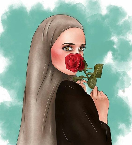 الصور بنات كرتون محجبات 7