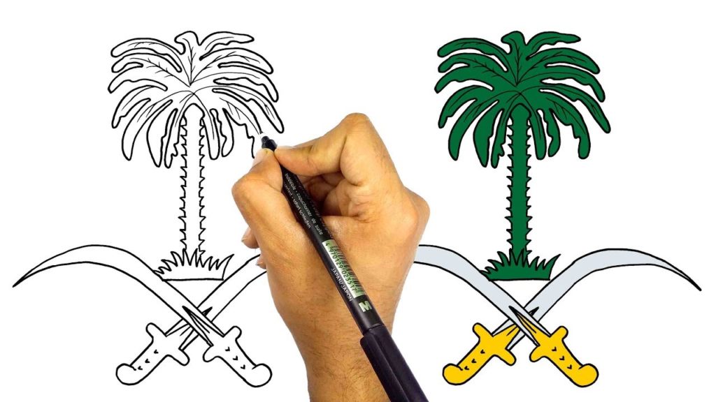 طريقة رسم رسمة عن الوطن 1