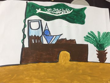 رسم عن الوطن سهل 1