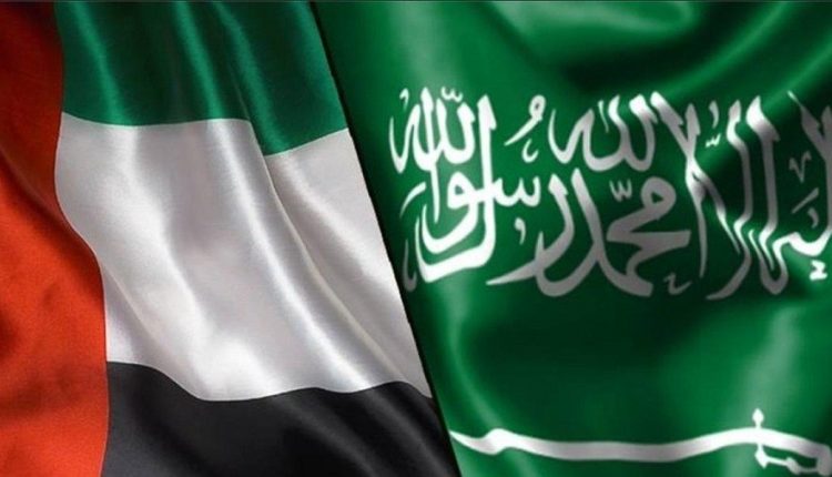 علم الإمارات والسعودية 1