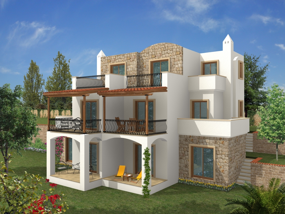 ديكورات خارجية للمنازل الصغيرة5
