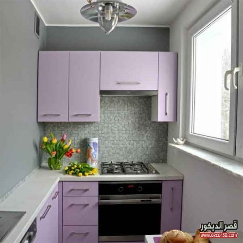 تصاميم مطابخ صغيرة وبسيطة2