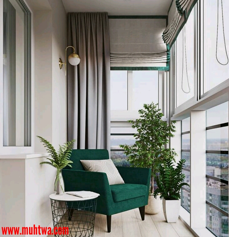 ديكور بلكونات مغلقة4