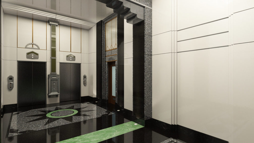 ديكورات مداخل عمارات1