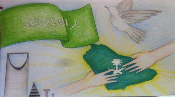 رسومات اطفال عن الوطن 1
