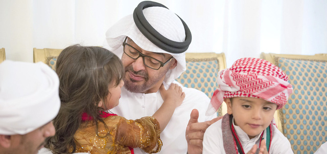 محمد بن زايد آل نهيان الأولاد 2