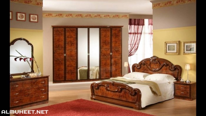غرف نوم مودرن كاملة بالدولاب2