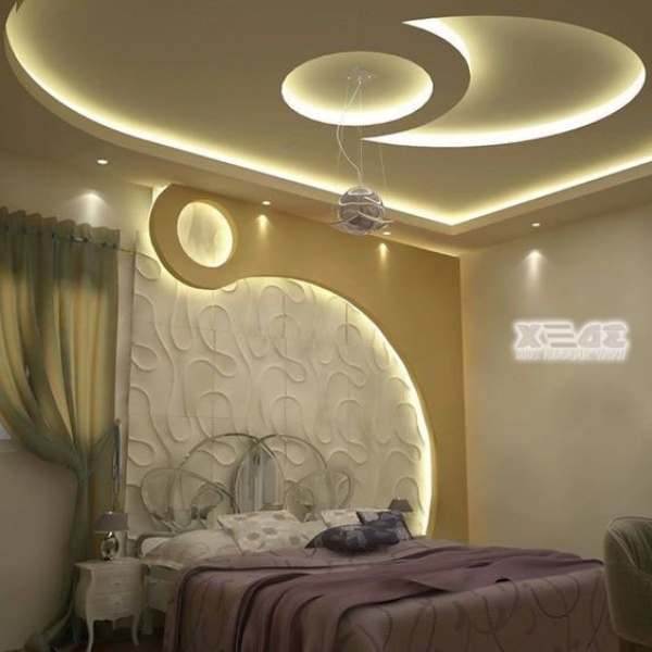 ديكور جبس غرف نوم رومانسية3