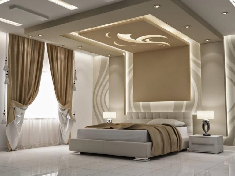 ديكورات جبس غرف نوم فخمة2