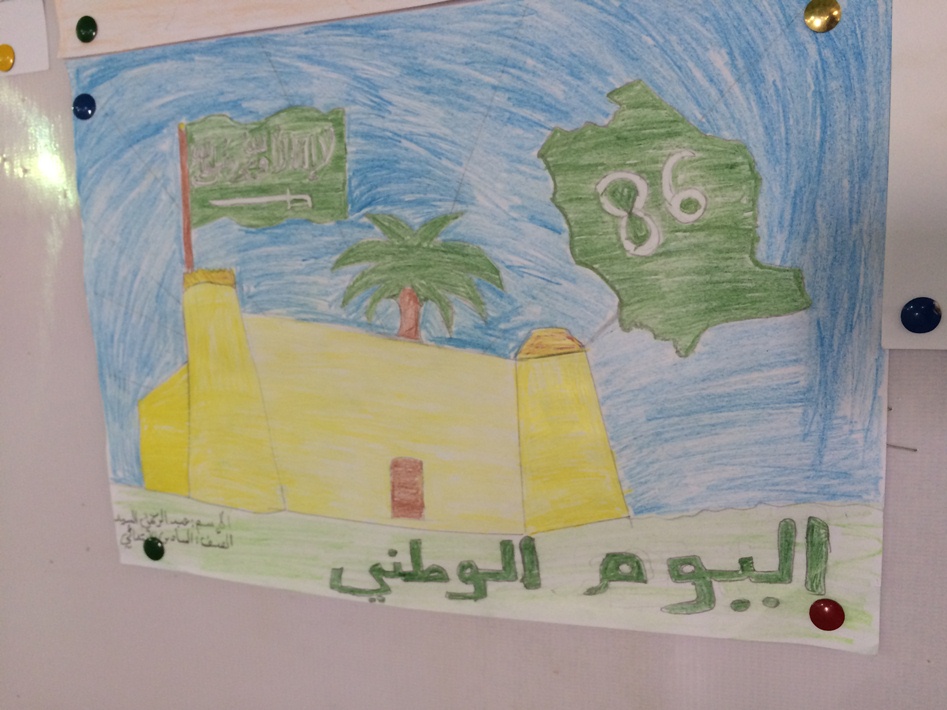 رسمة عن الوطن سهلة جدا 1