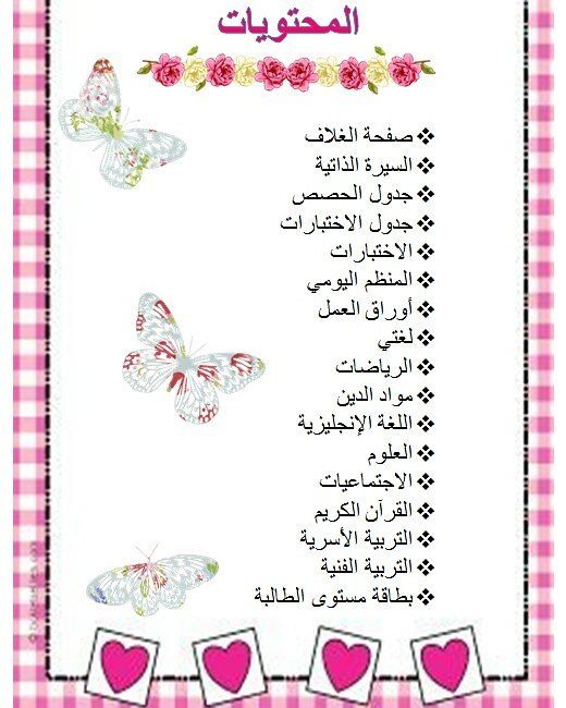 ملف انجاز الطالب 3