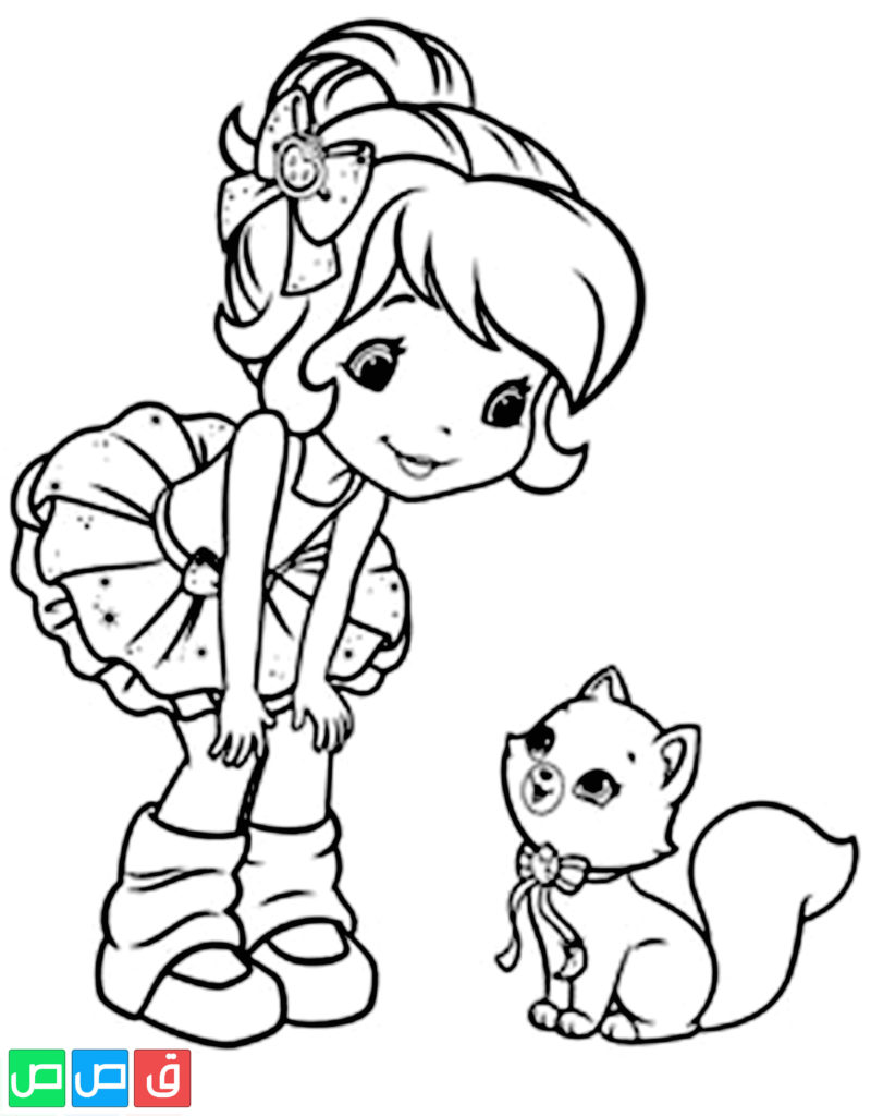 رسومات تلوين للبنات للطباعة 3