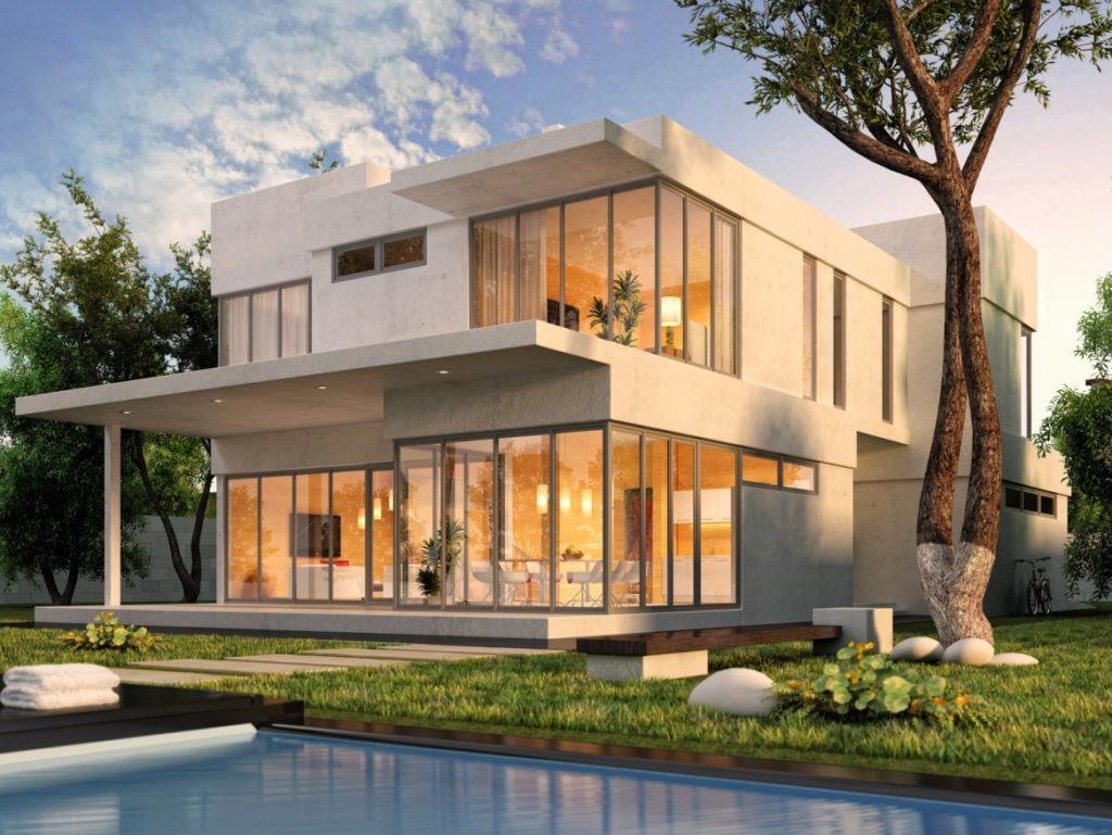 تصميم واجهات منازل من الخارج5
