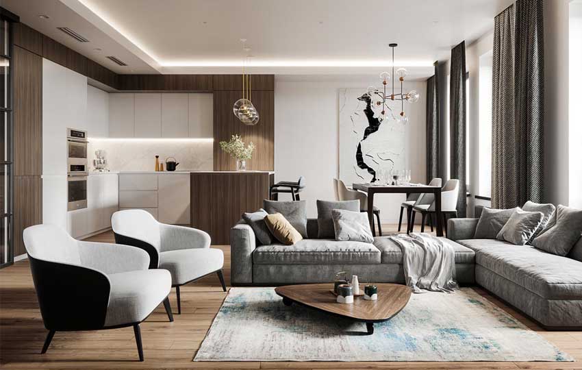 أحدث ديكورات شقق 2020 4