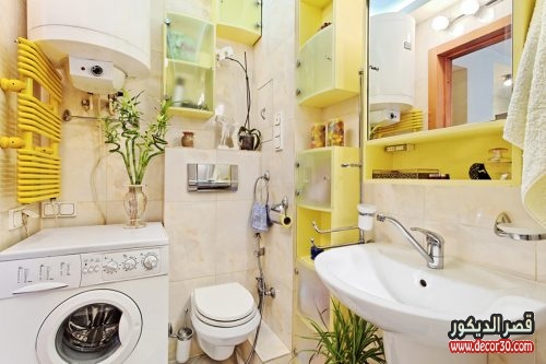 ديكورات حمامات صغيرة مصرية4