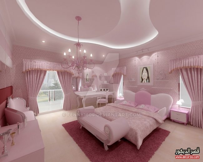 ديكورات جبس اسقف راقيه غرف نوم4