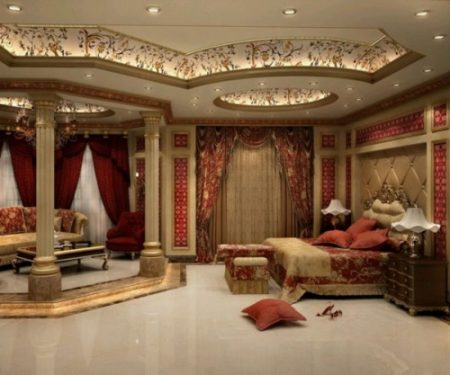ديكور جبس غرف نوم كلاسيك2