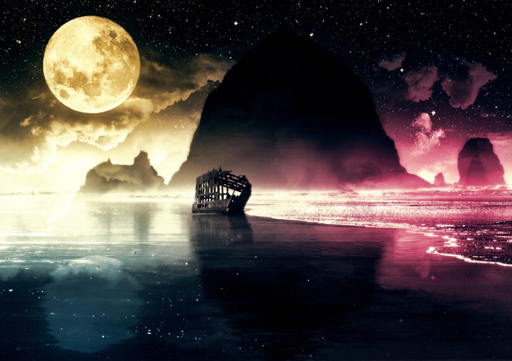 خلفيات ليلية روعه صور للقمر 4