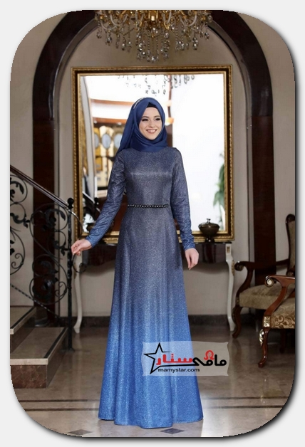 فساتين سواريه محجبات تركي 2018 5