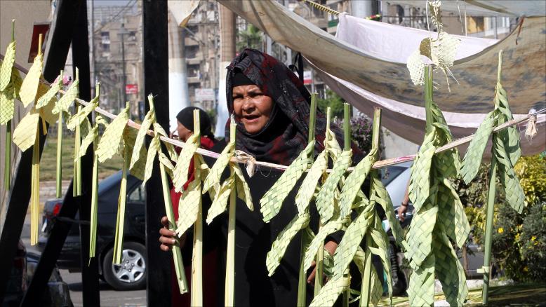 معلومات عن السعف صور احد الشعانين 4