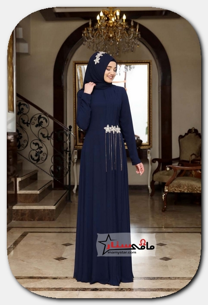 فساتين سواريه محجبات تركي 2018 4