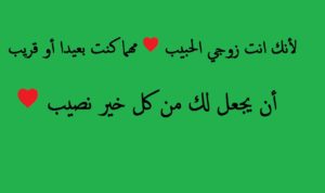 شعر حب وشوق للزوج