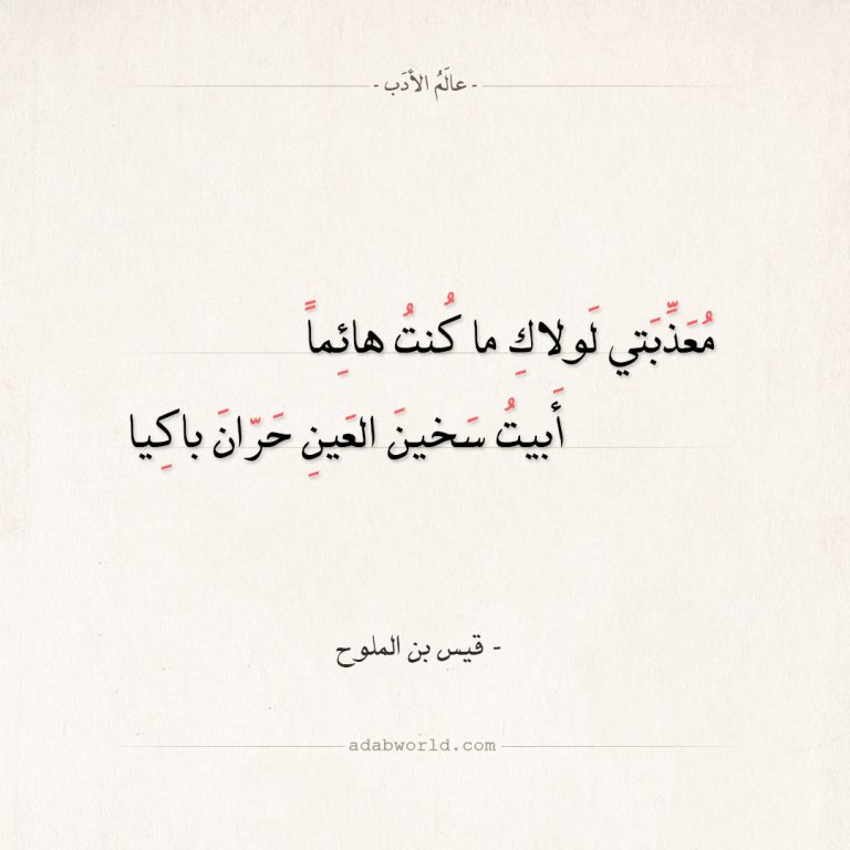شعر عن العشق المجنون