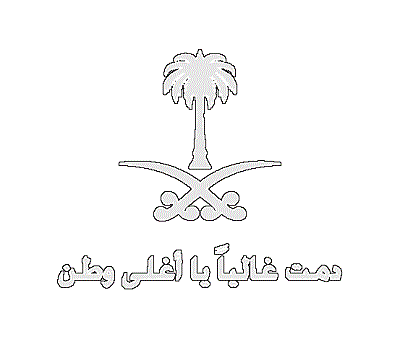 تلوين علم السعودية للاطفال 2