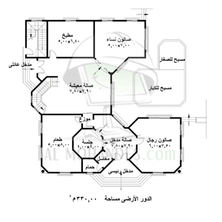 مخططات فلل خليجية5