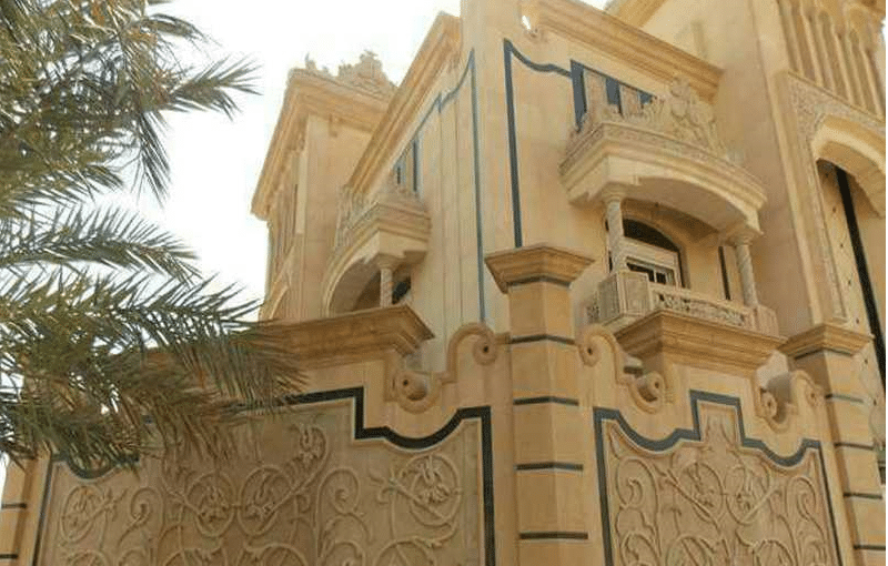 واجهات فلل حجر5